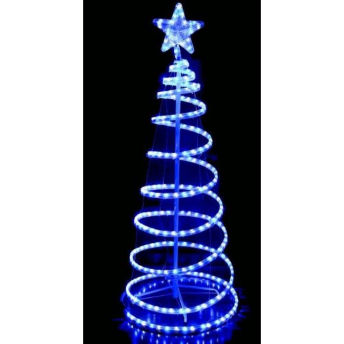 Spiral rope deals light christmas tree