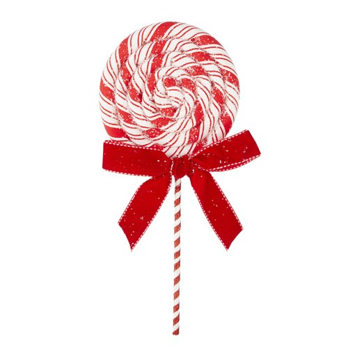 Christmas Shop Online - 31cm Candy Cane Lollipop